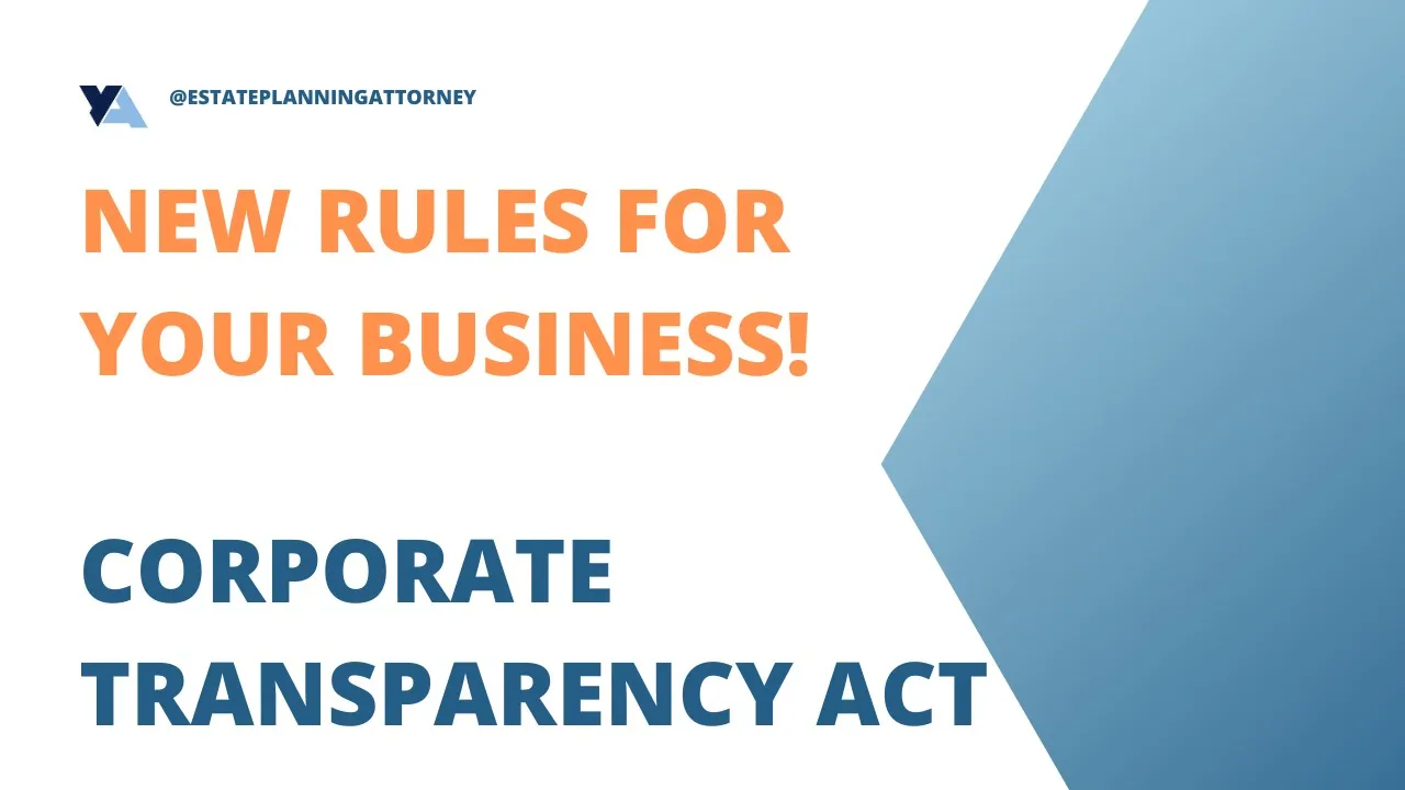 Important New Rules for your LLC and Corporation!